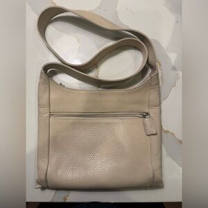 The Sak Beige Textured Shoulder Bag